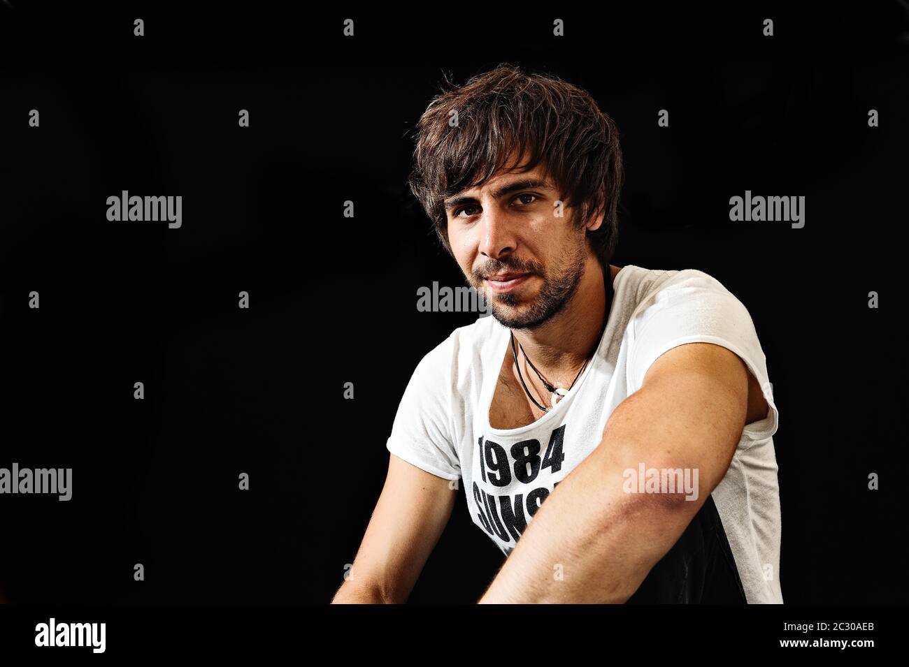 Max Giesinger, cantante, cantautore e produttore di musica tedesco, Germania Foto Stock