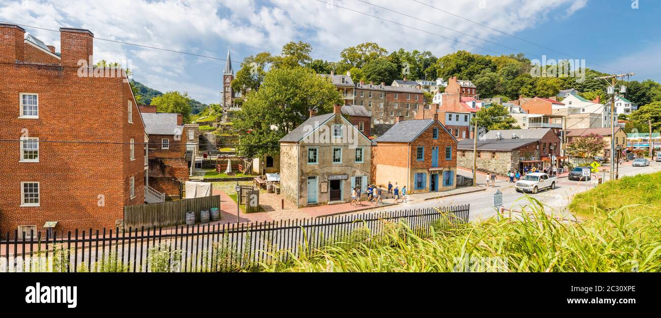 Harpers Ferry National Historical Park, West Virginia, USA Foto Stock