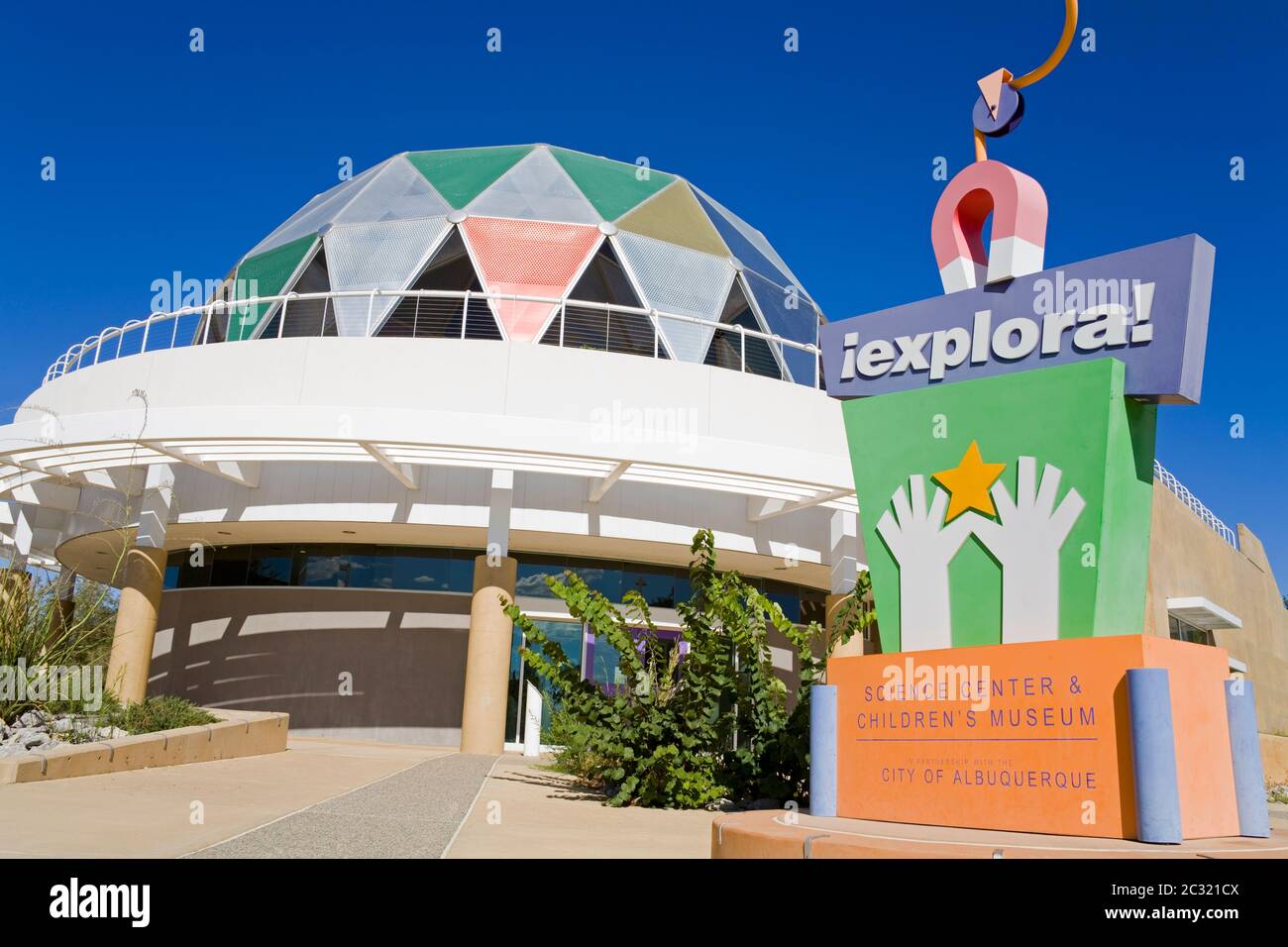 Museo della Scienza e dei Bambini di Explora, Albuquerque, New Mexico, USA Foto Stock