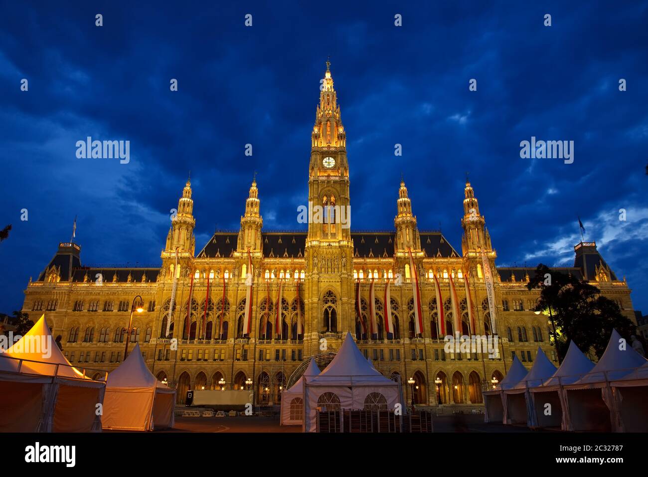 Municipio di Vienna Foto Stock
