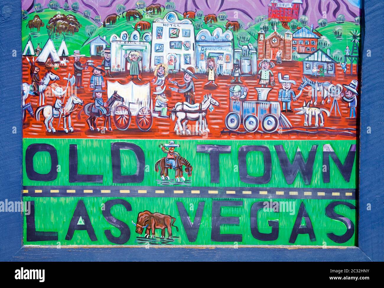 Negozio di antiquariato nella città vecchia di Las Vegas, New Mexico, Stati Uniti Foto Stock