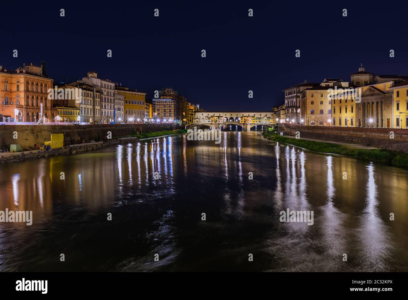 Ponte Vecchio a Firenze - Italia Foto Stock