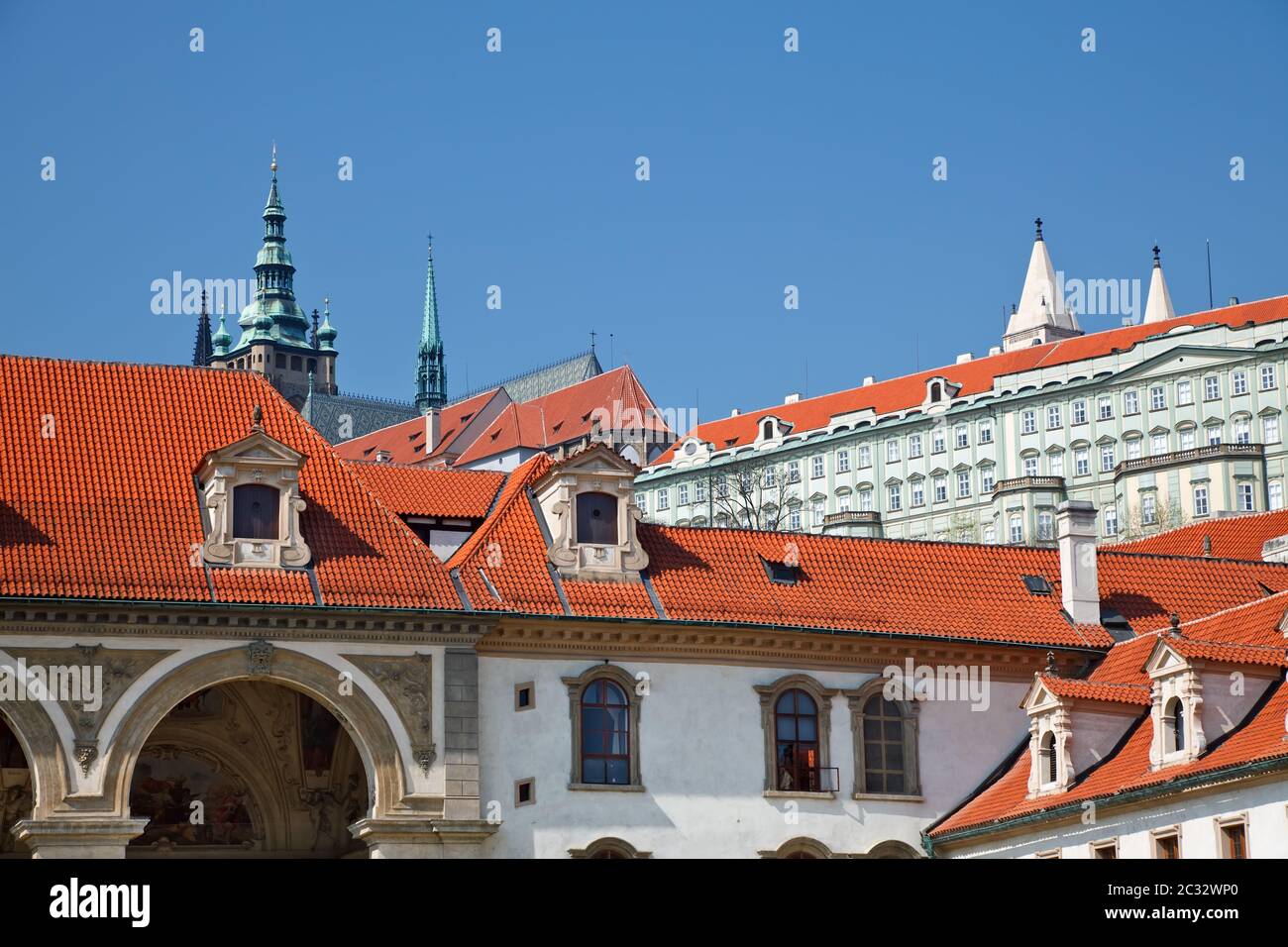 Palazzo Wallenstein, Praga Foto Stock