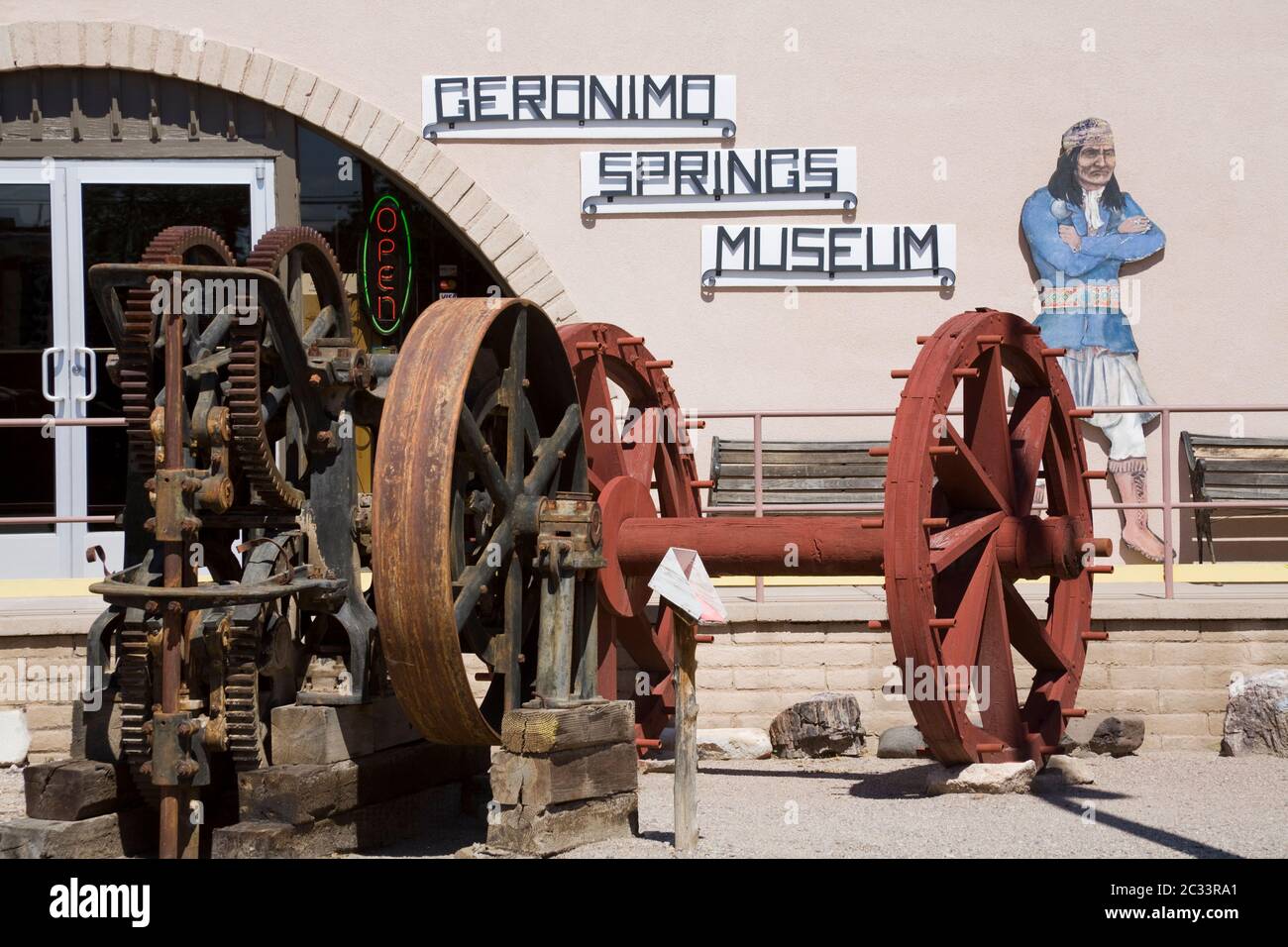 Geronimo Springs Museum, verità o conseguenze, New Mexico, USA Foto Stock