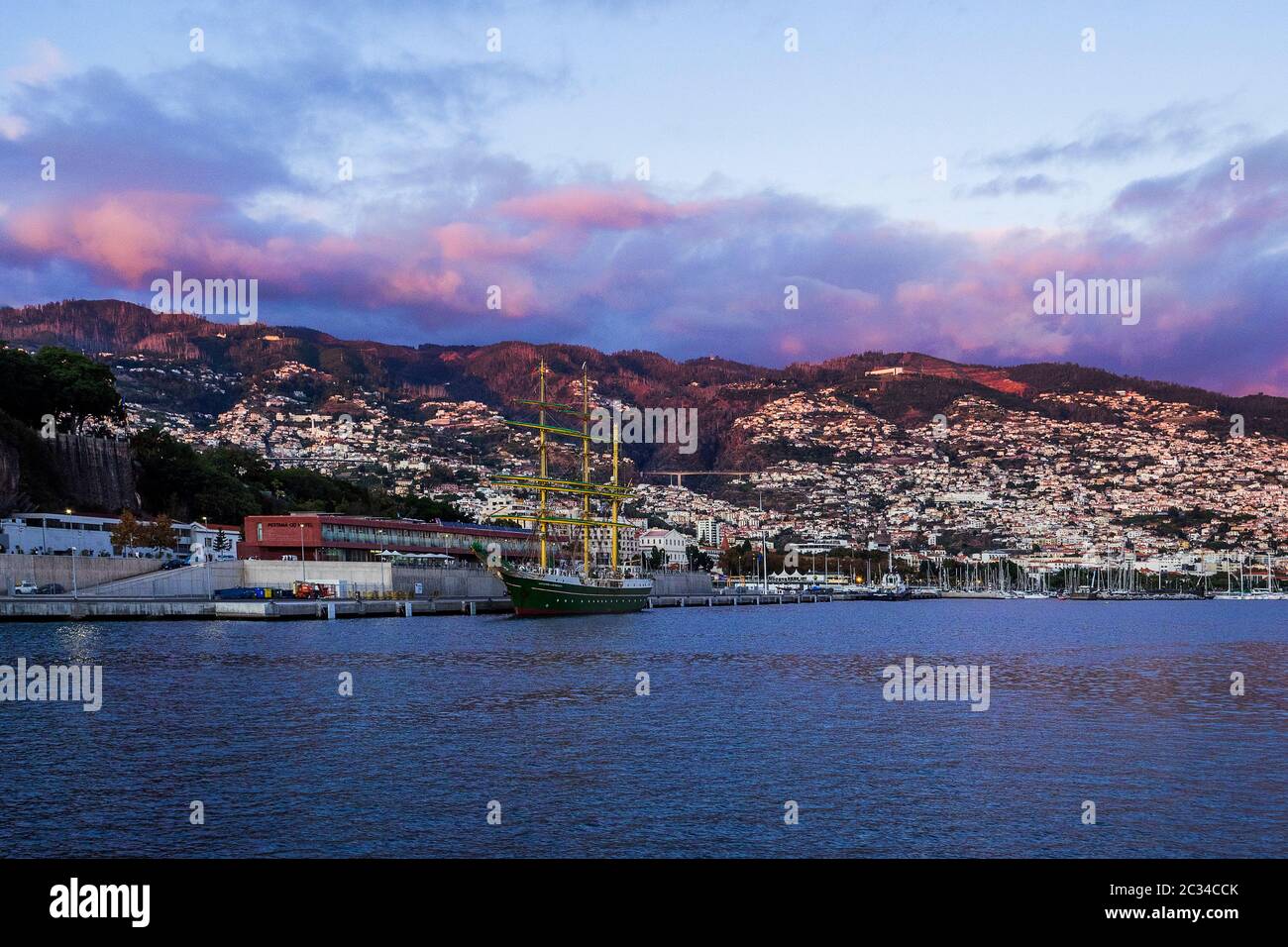 Portogallo - Isole Canarie, Madeira - Porto di Funchal Foto Stock