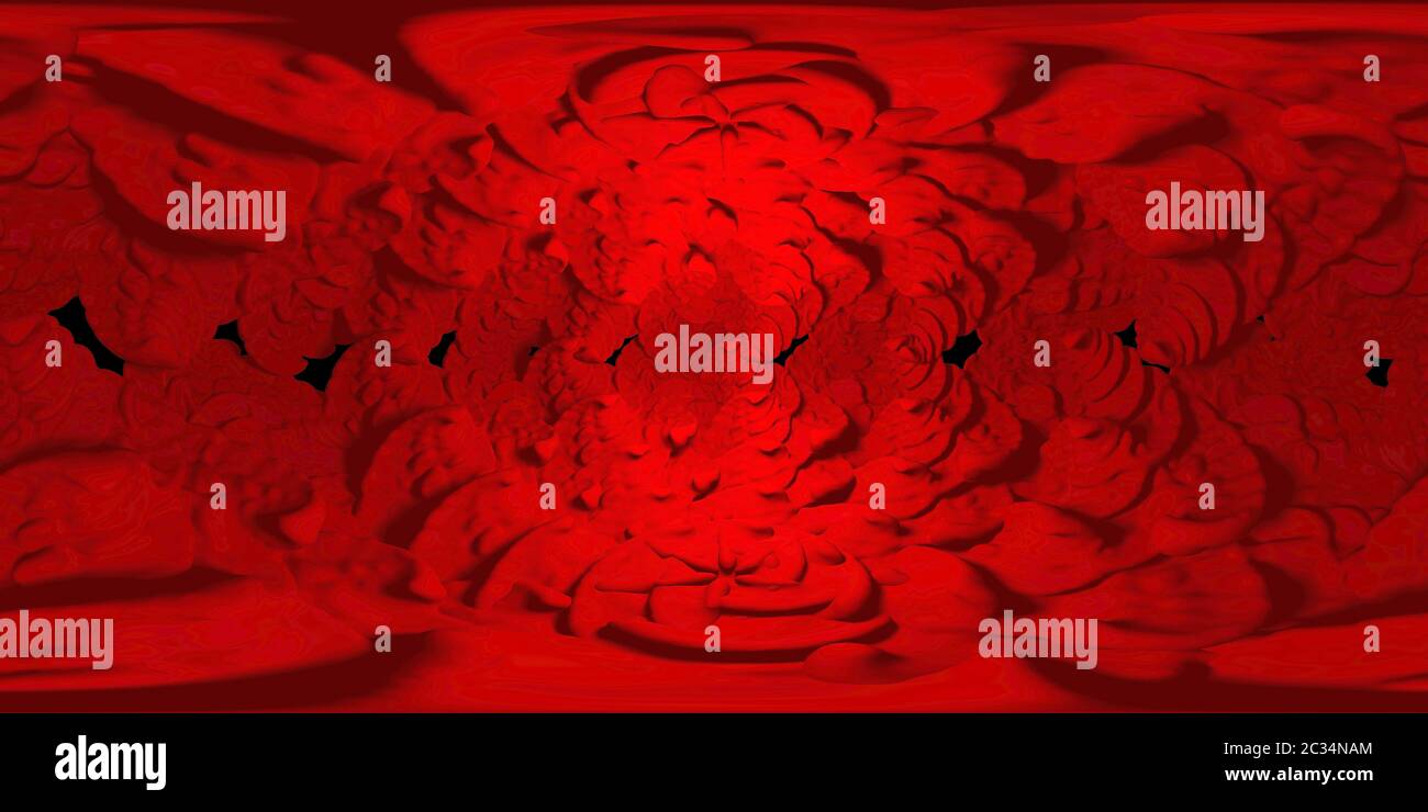 Sfondo panorama sferico astratto, mappa ambiente HDRI Foto Stock