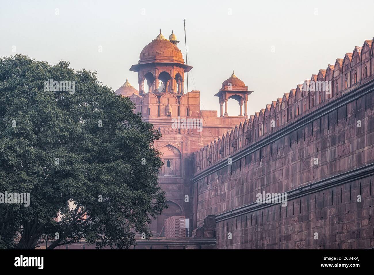 lahori cancello rosso forte nuova delhi Foto Stock