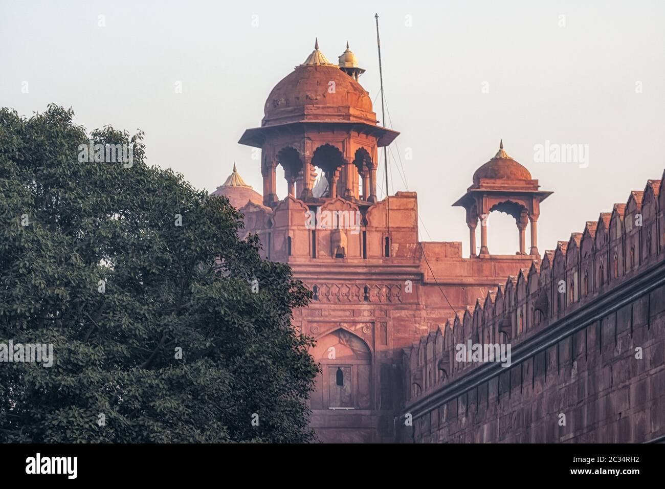 lahori cancello rosso forte nuova delhi Foto Stock