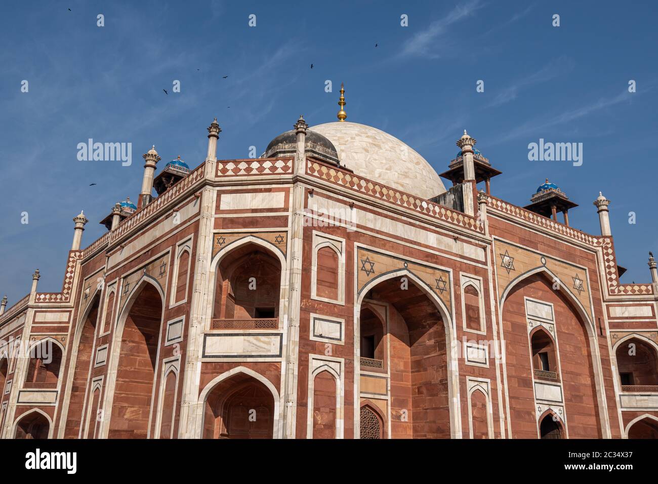 tomba di humayun a nuova delhi Foto Stock