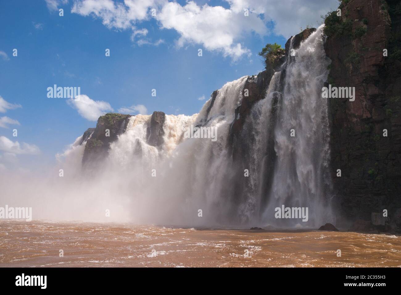 L'Iguacu cade in Argentina Brasile da avventuriero Foto Stock