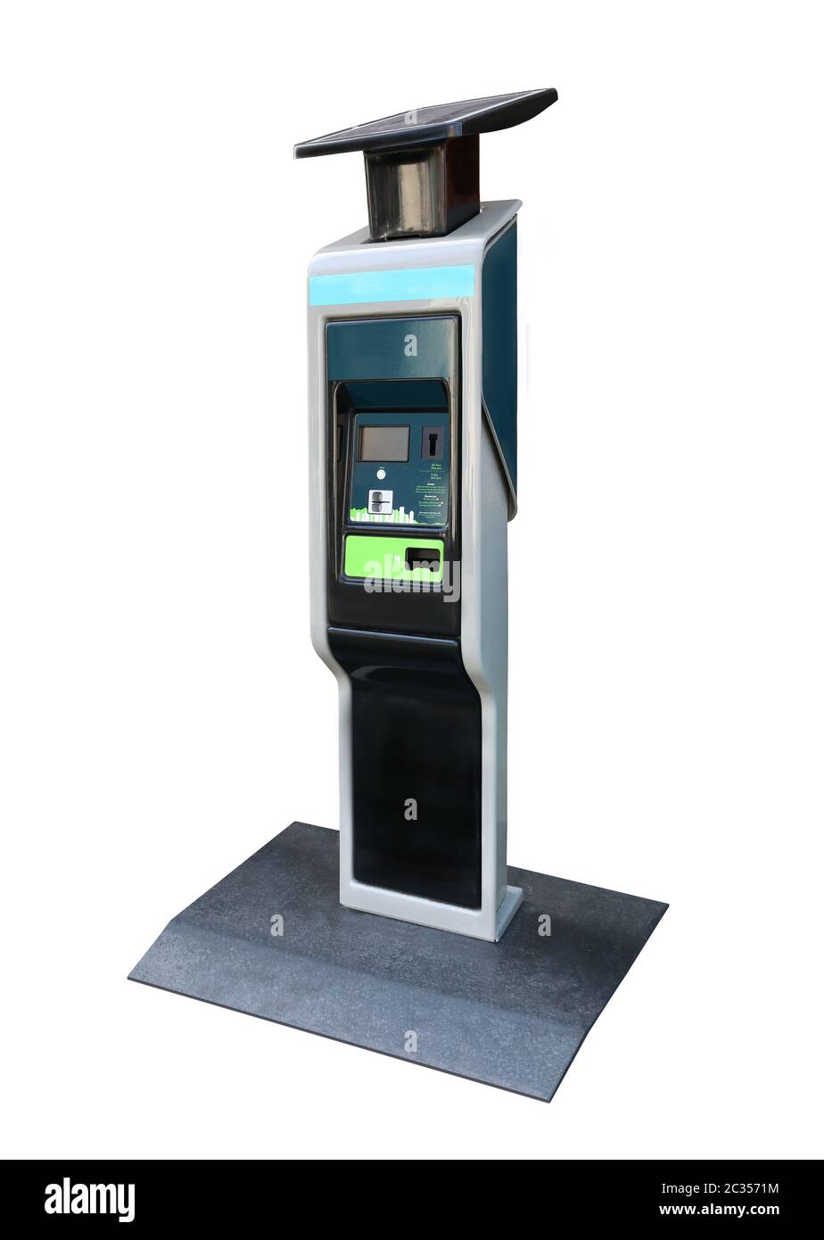 Noleggio biciclette Kiosk Stazione di pagamento Parcheggio in piedi Foto Stock