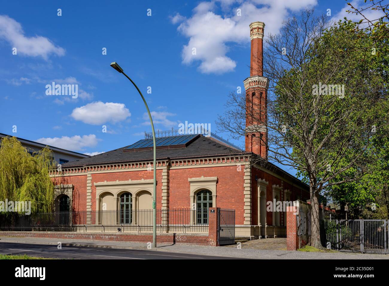 Ex stazione di pompaggio Radialsystem III ad Hallesches Ufer a Berlino Foto Stock