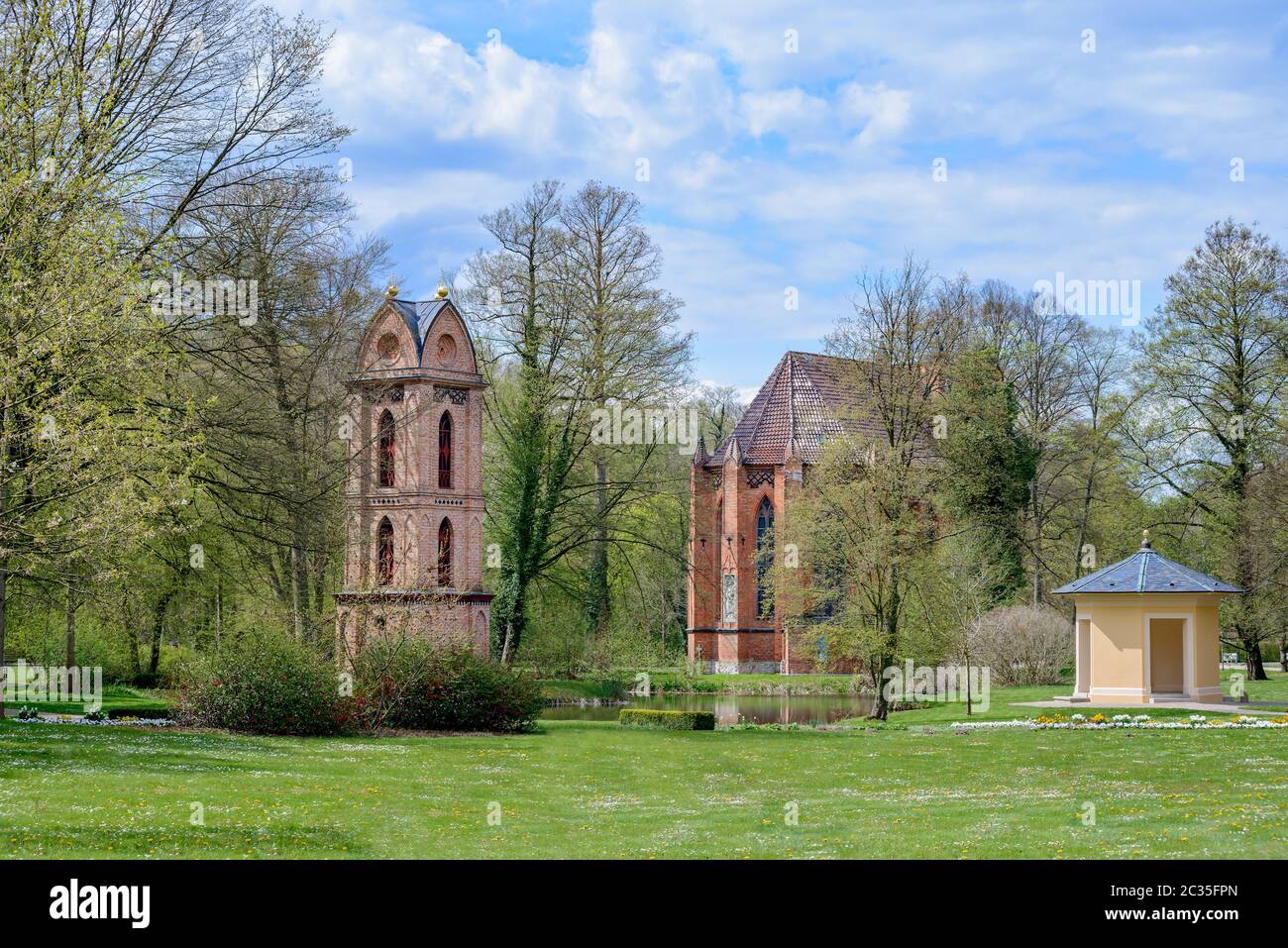 Chiesa di Sant'Elena e Andreas a Ludwigslust Foto Stock