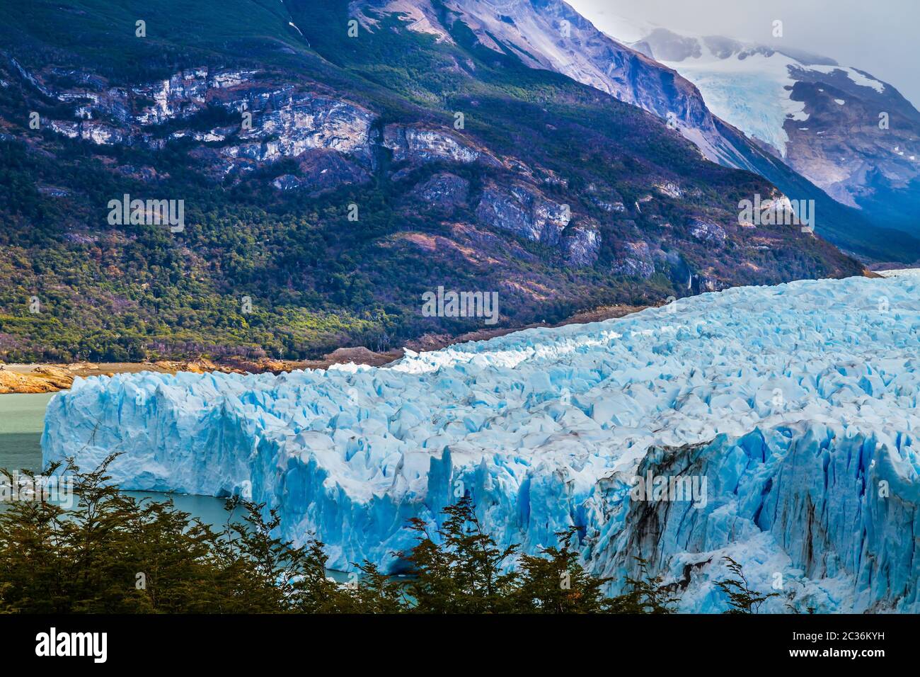 Il ghiacciaio Perito Moreno, colossale Foto Stock