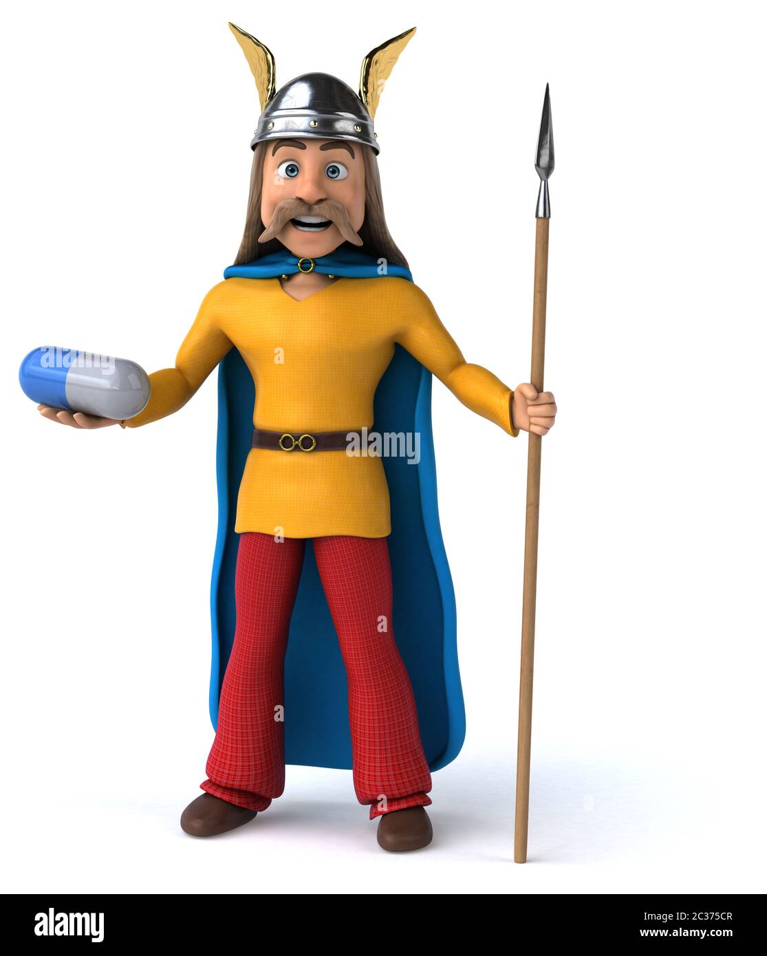 Divertimento gaulois - 3D illustrazione Foto Stock