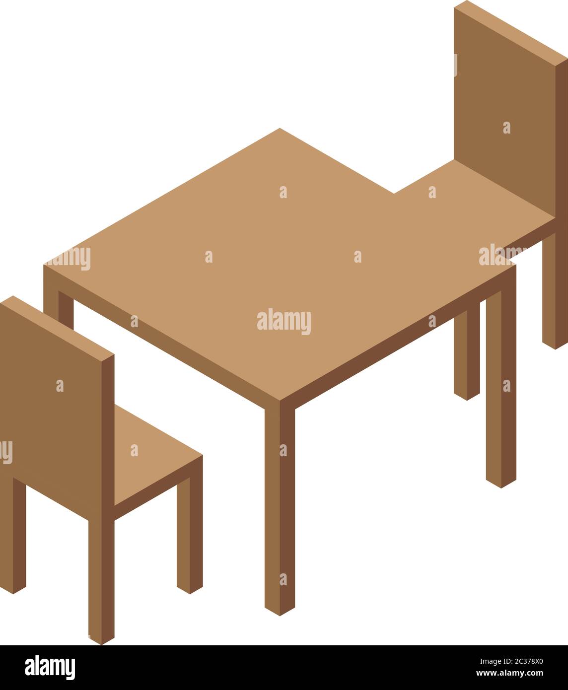 Icona di arredamento per asili, stile isometrico Illustrazione Vettoriale