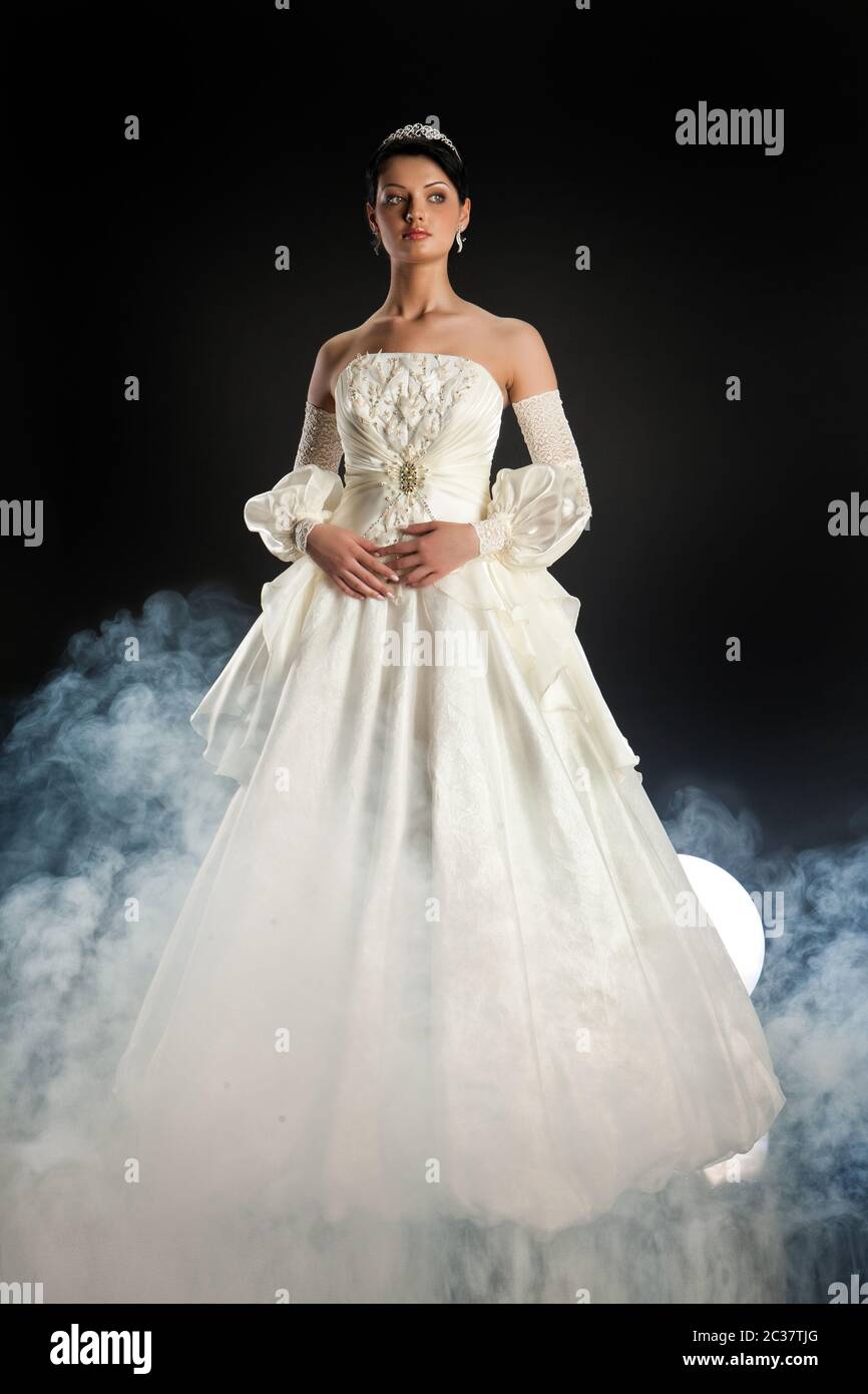 Giovane sposa Foto Stock