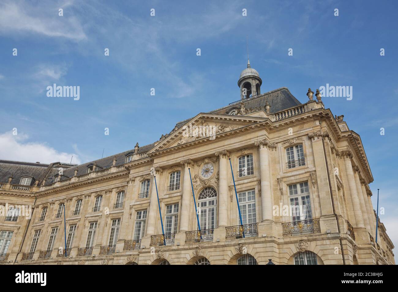 Gli edifici del centro storico di Bordeaux - Francia Aquitania. Foto Stock
