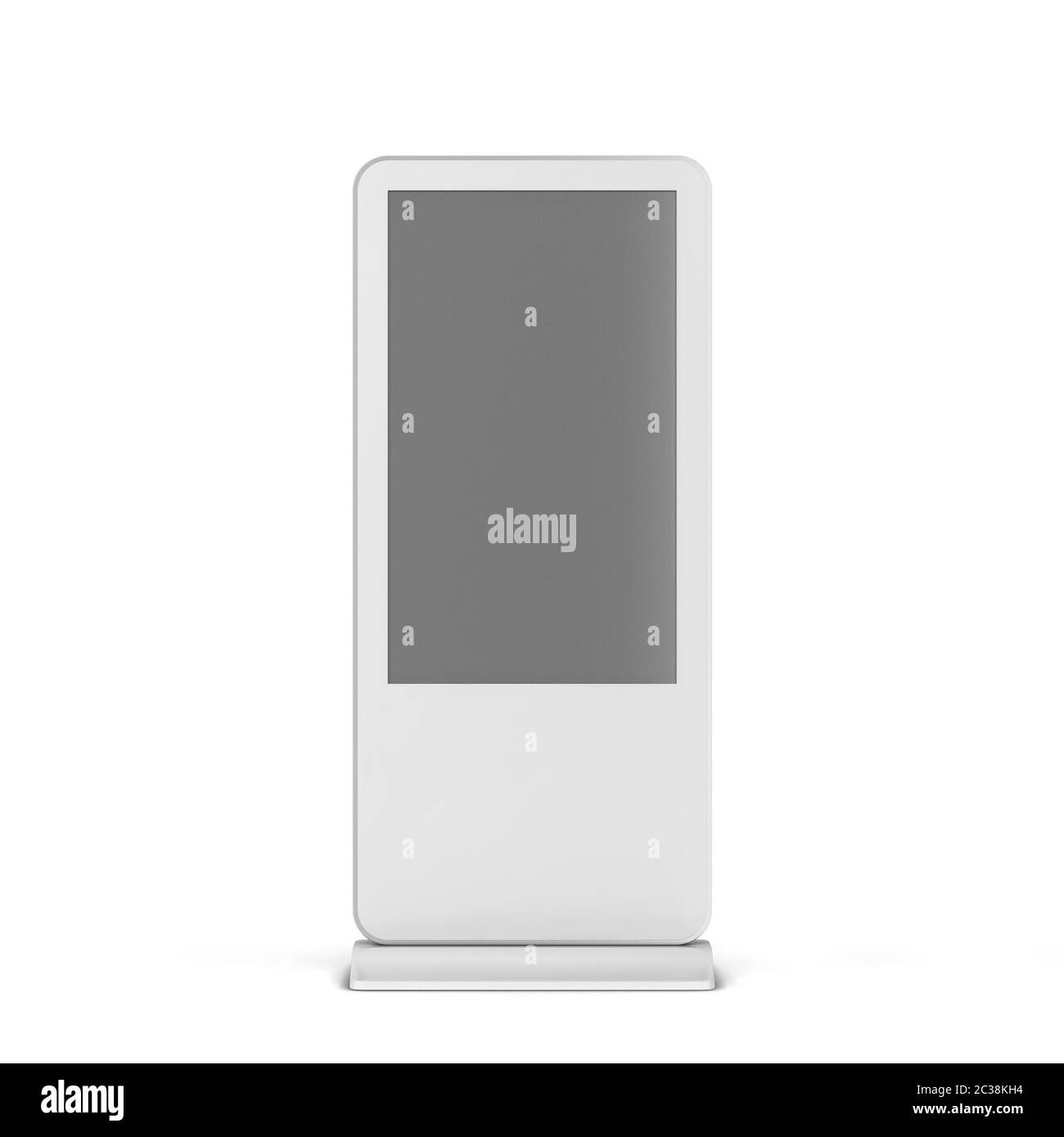 Supporto display digitale. illustrazione 3d isolata su sfondo bianco Foto Stock Supporto display digitale. illustrazione 3d isolata su sfondo bianco Foto Stock