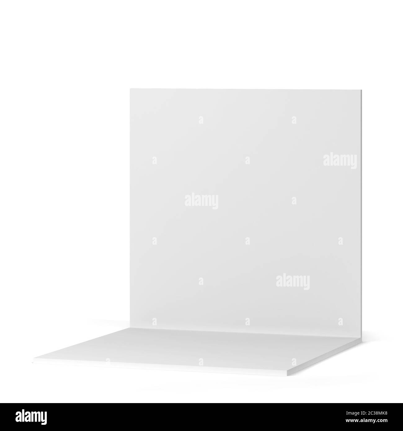 Semplice mockup stand tradeshhow. illustrazione 3d isolata su sfondo bianco Foto Stock Semplice mockup stand tradeshhow. illustrazione 3d isolata su sfondo bianco Foto Stock