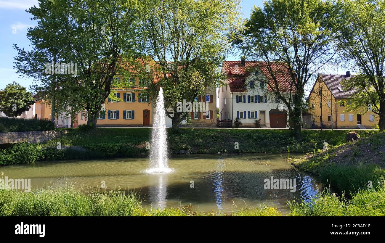 Rottenburg am Neckar è una città in Germania Foto Stock
