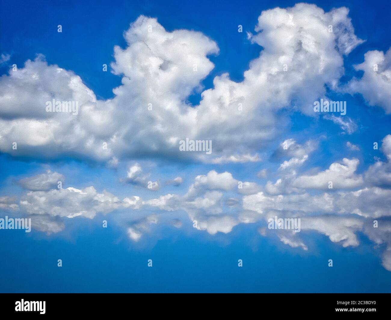ARTE CONTEMPORANEA: Il cielo è il limite Foto Stock