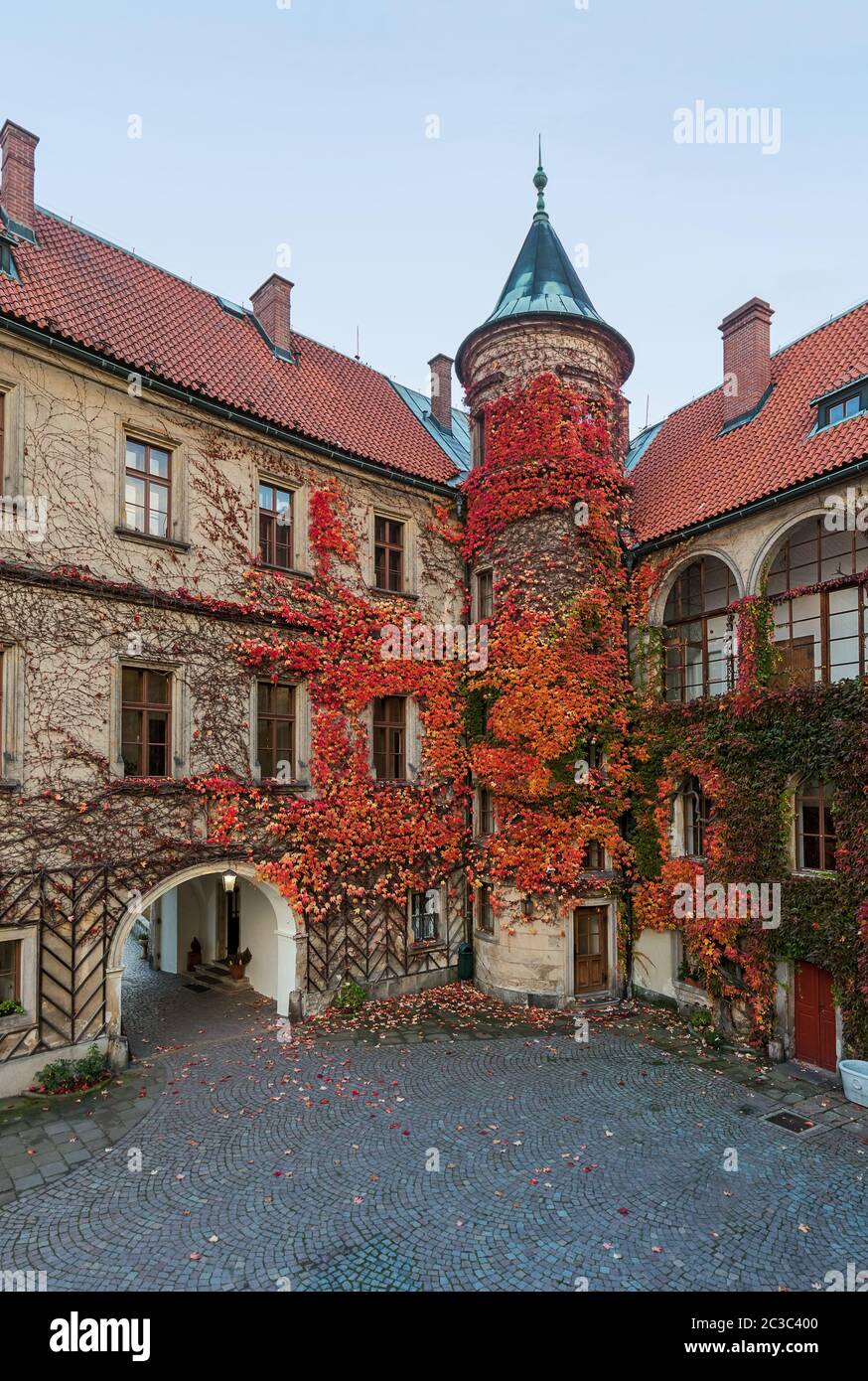 Hruba Skala castello in Boemia paradise - Repubblica Ceca Foto Stock