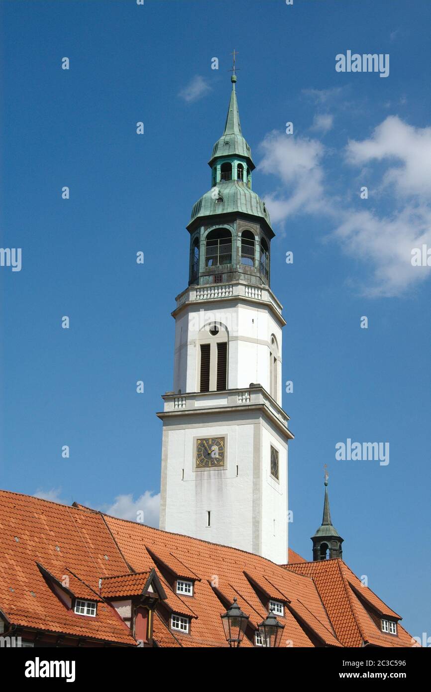 Stadtkirche Sankt Marien a celle Foto Stock