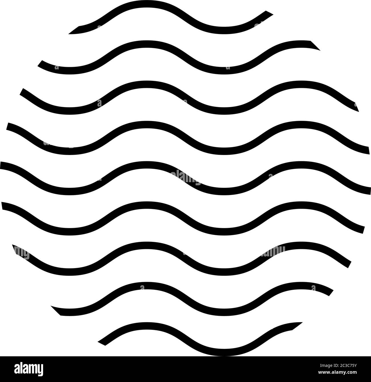 Disegno geometrico e astratto a zig zag, figura di forma illustrazione vettoriale Illustrazione Vettoriale