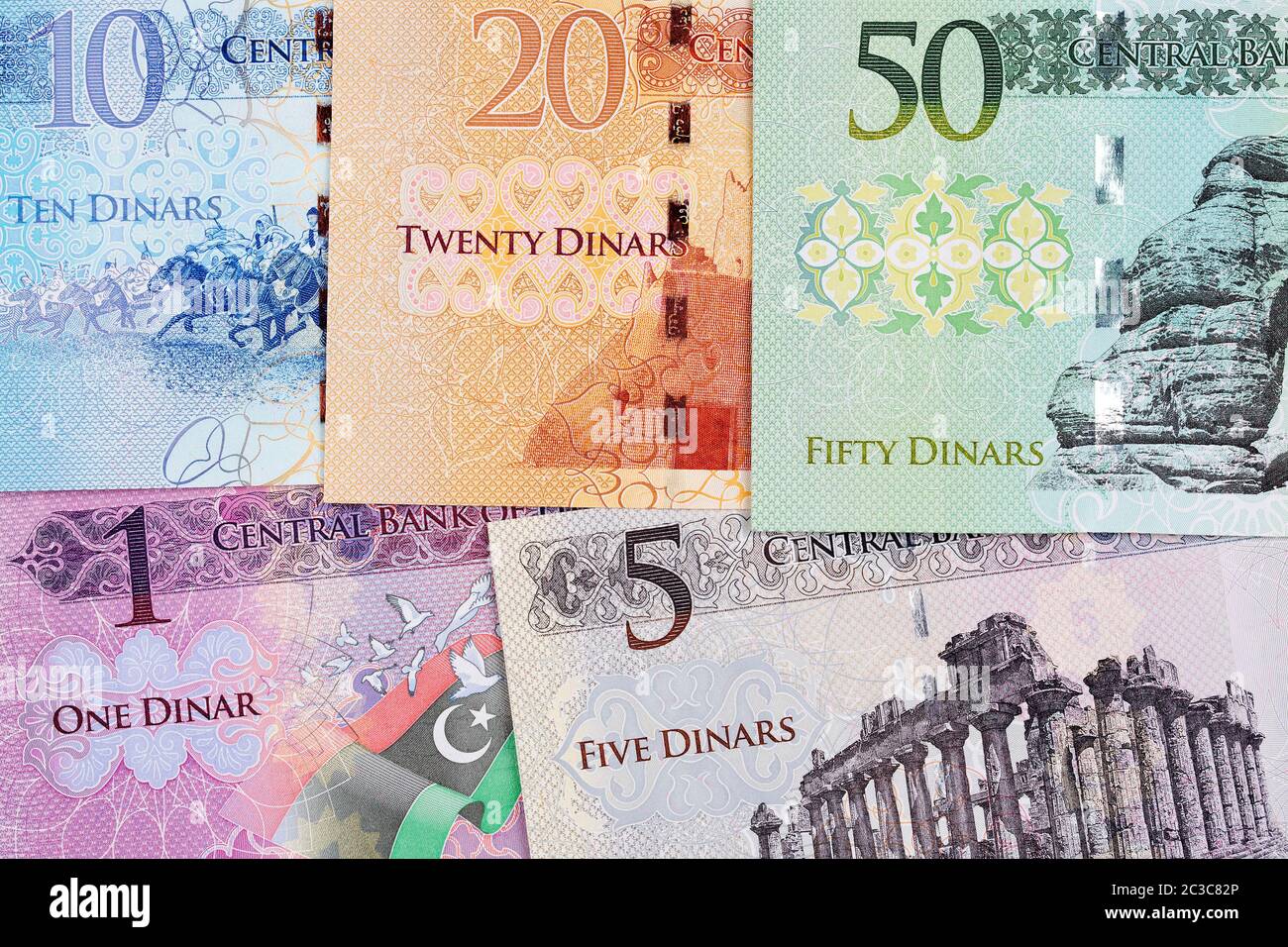 Soldi dalla Tunisia un contesto di affari Foto Stock