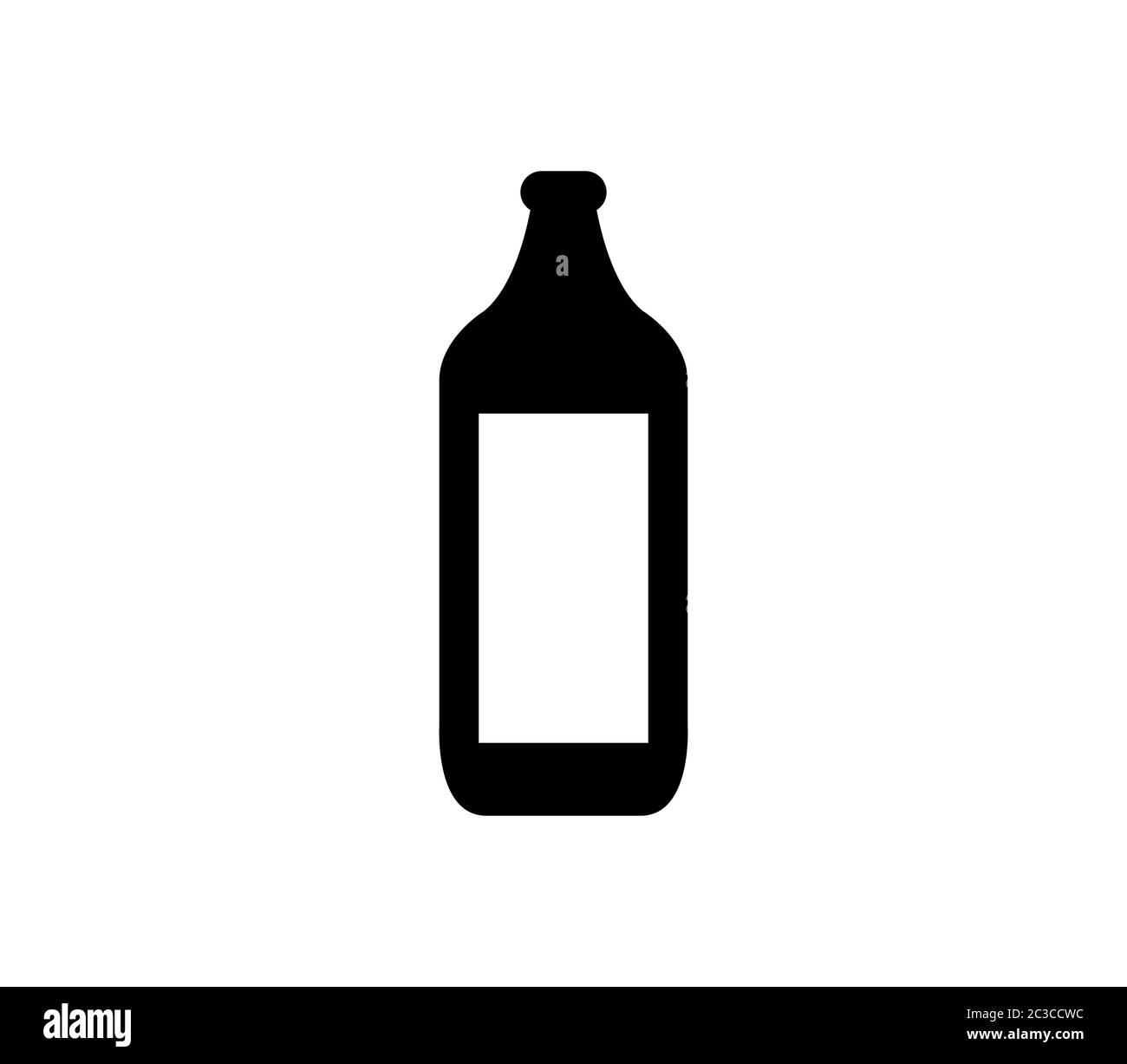 icona del succo di frutta illustrata nel vettore su sfondo bianco Foto Stock