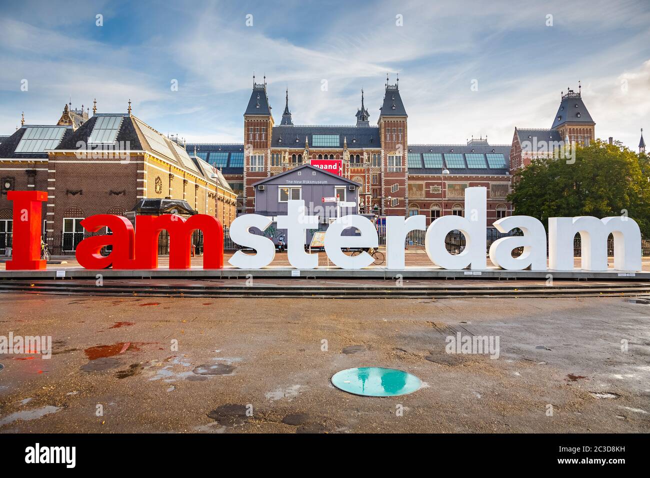Rijksmuseum di Amsterdam Foto Stock