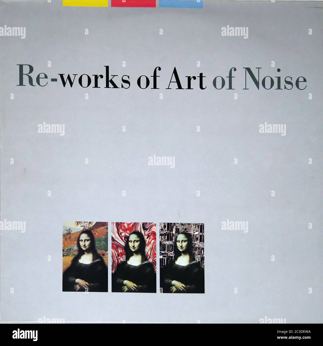 ART OF NOISE RE-WORKS - copertina in vinile LP vintage da 12'' Foto Stock