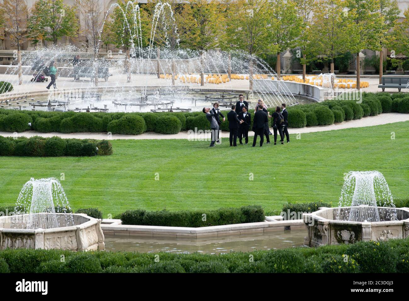 Longwood Gardens è un giardino botanico americano. Si compone di oltre 1,077 acri di giardini, boschi e prati in Kennett Square, Pennsylvania, Foto Stock