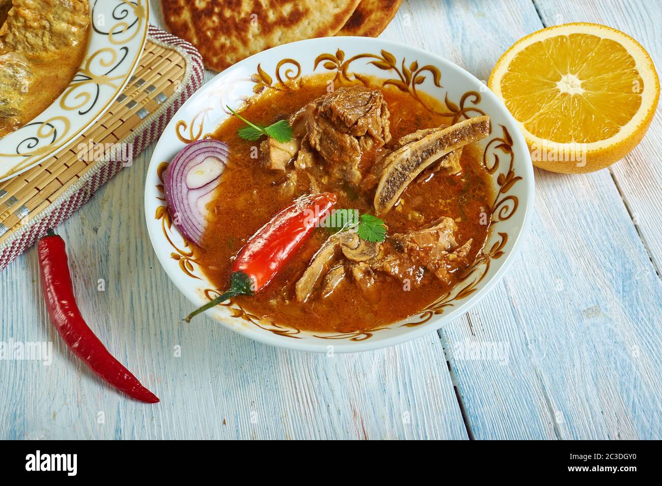 Kashmiri Mirchi Korma Foto Stock