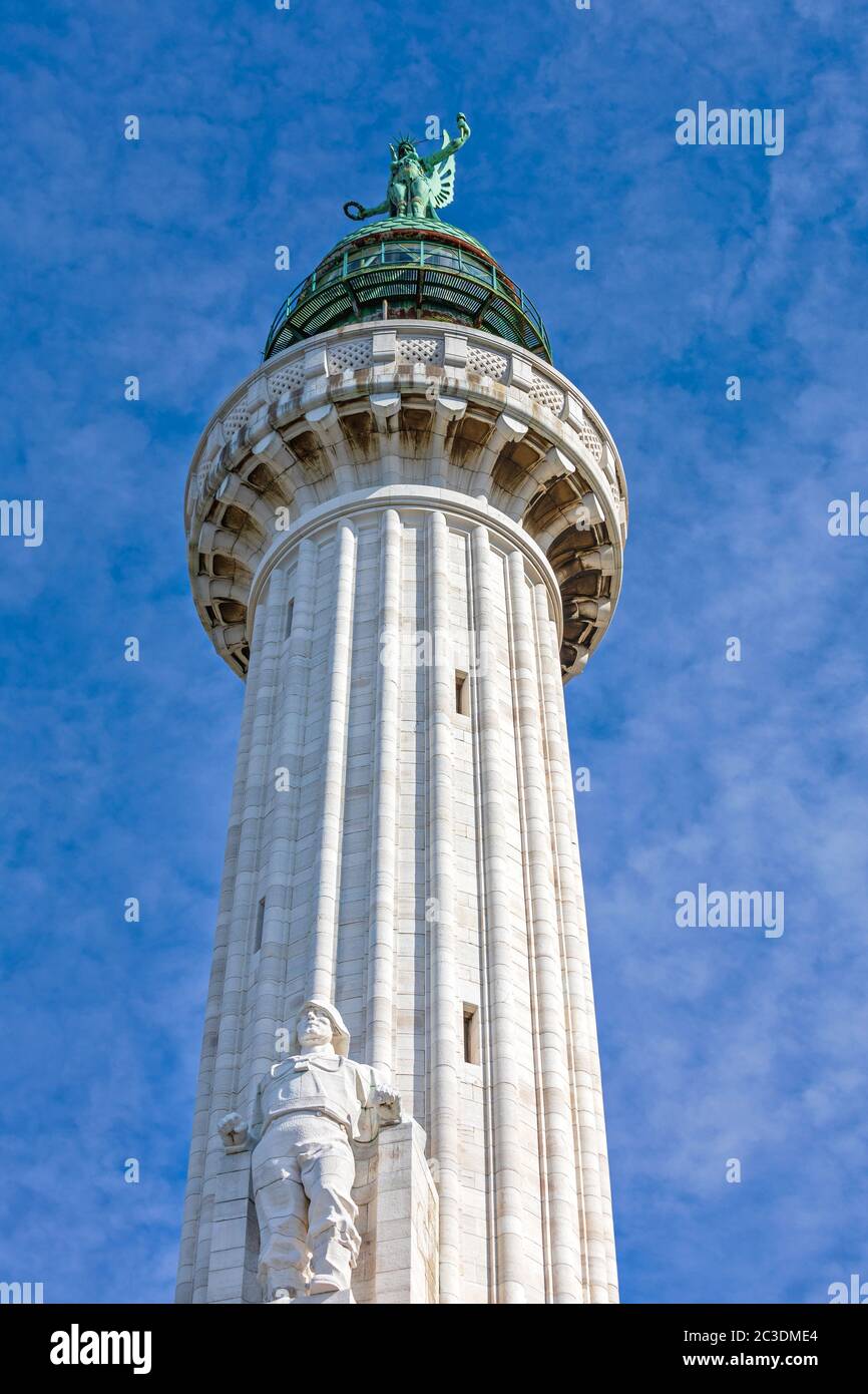 Victoria Lighhouse a Gretta Hill a Trieste Foto Stock