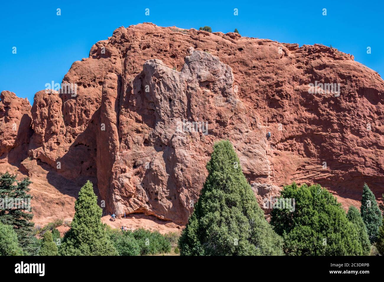 Paesaggio roccioso di Colorado Springs, Colorado Foto Stock