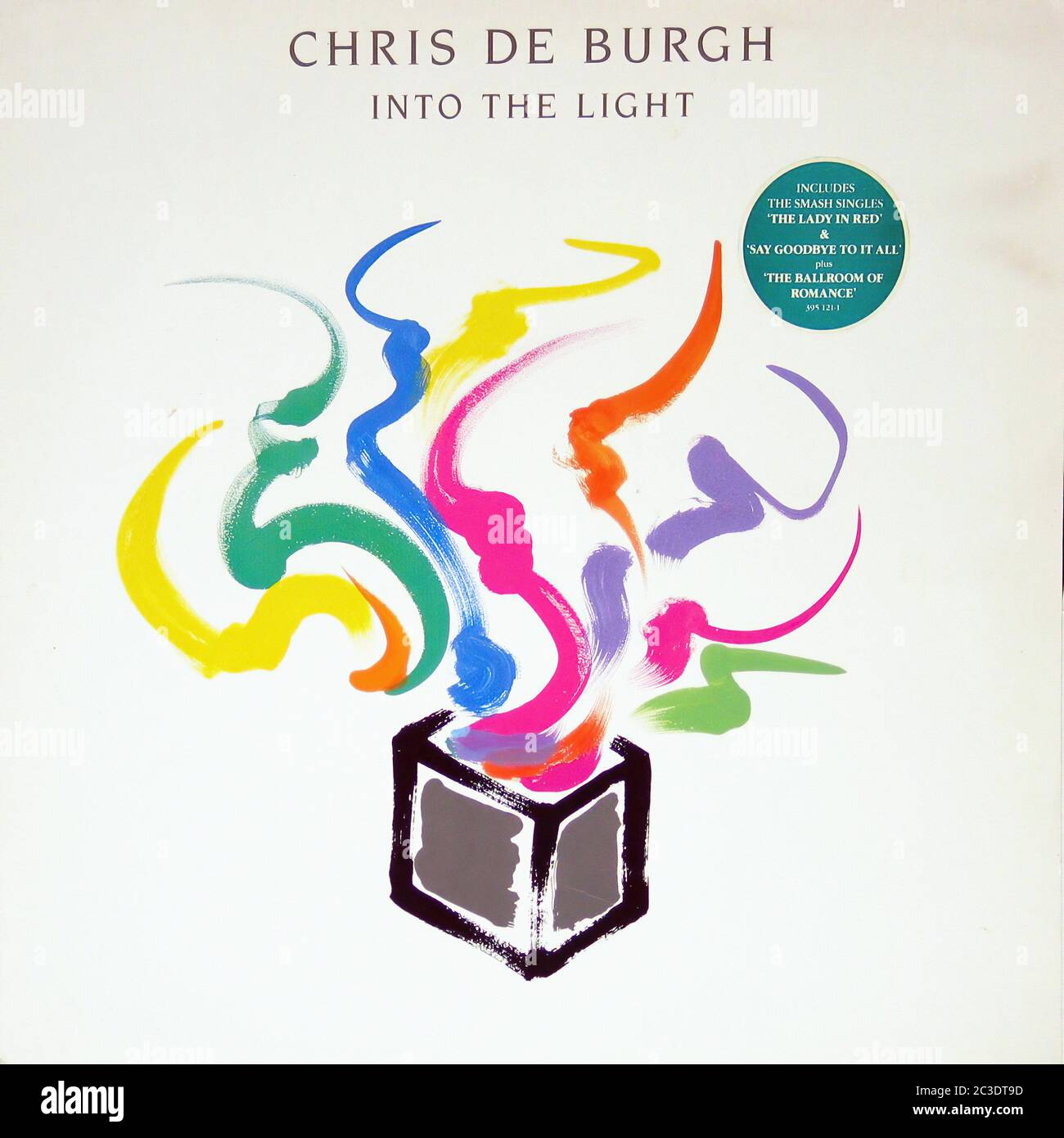 Chris de Burgh - Into the Light - copertina LP in vinile d'epoca da 12 pollici Foto Stock