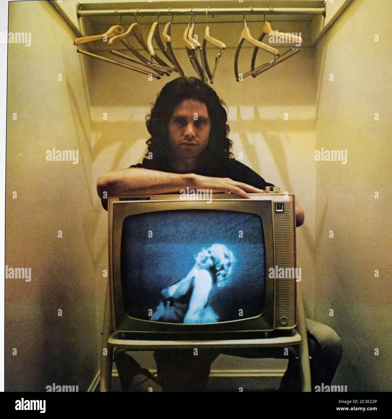 PORTE UNA PREGHIERA AMERICANA JIM MORRISON - copertina vintage 03'' LP vinile 12 Foto Stock