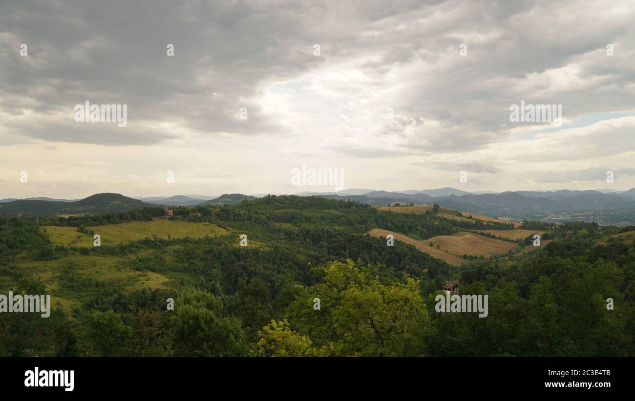 Architettura cittadina a Bologna. Foto Stock