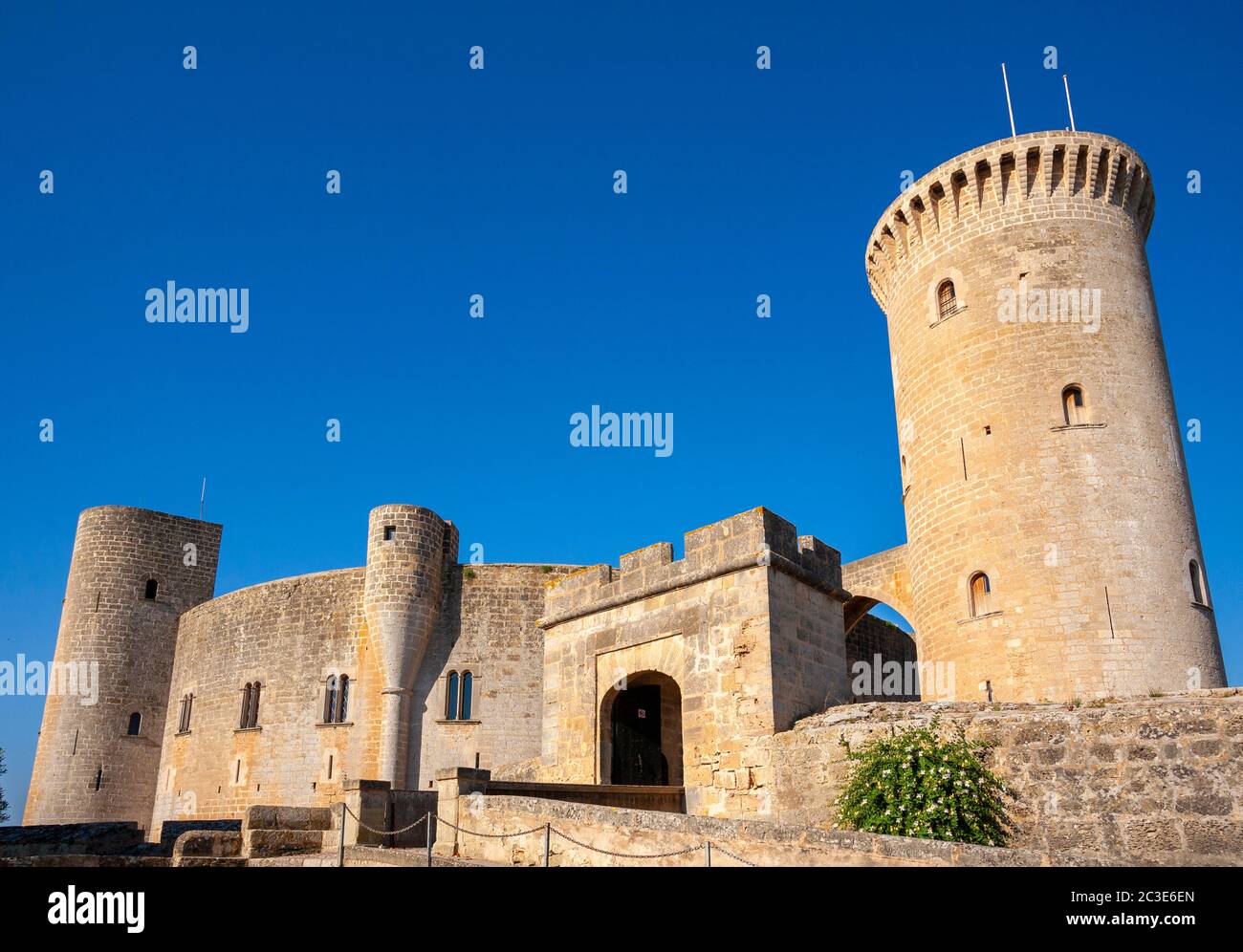 Castell de Bellver, Palma di Mallorca, Spagna Foto Stock