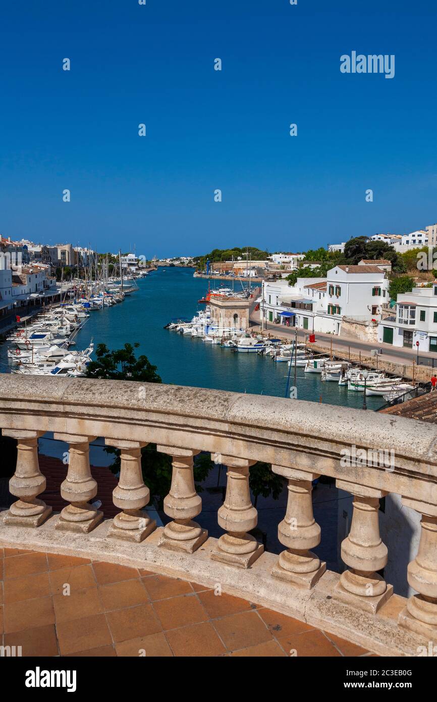 Porto, Ciutadella de Menorca, Minorca, Spagna Foto Stock
