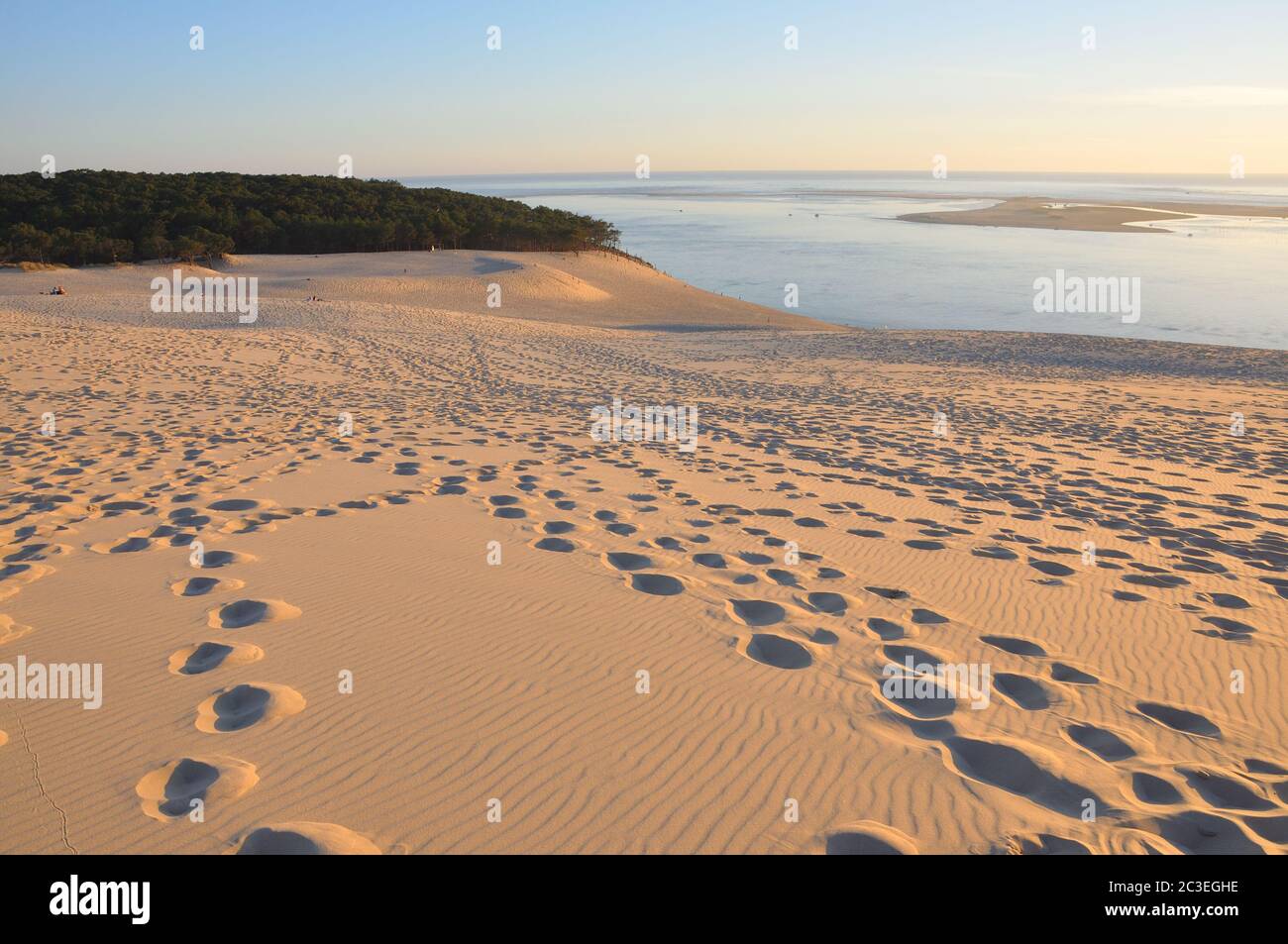 Vacanze intorno alla baia di Arcachon e la duna pilat, Francia Foto Stock