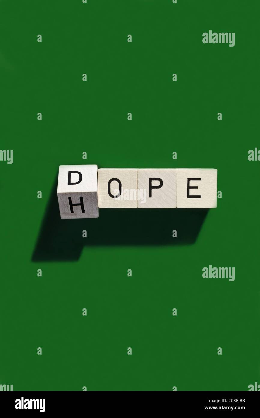 Dope o speranza, droga o speranza, immagine simbolica, Germania, Europa Foto Stock
