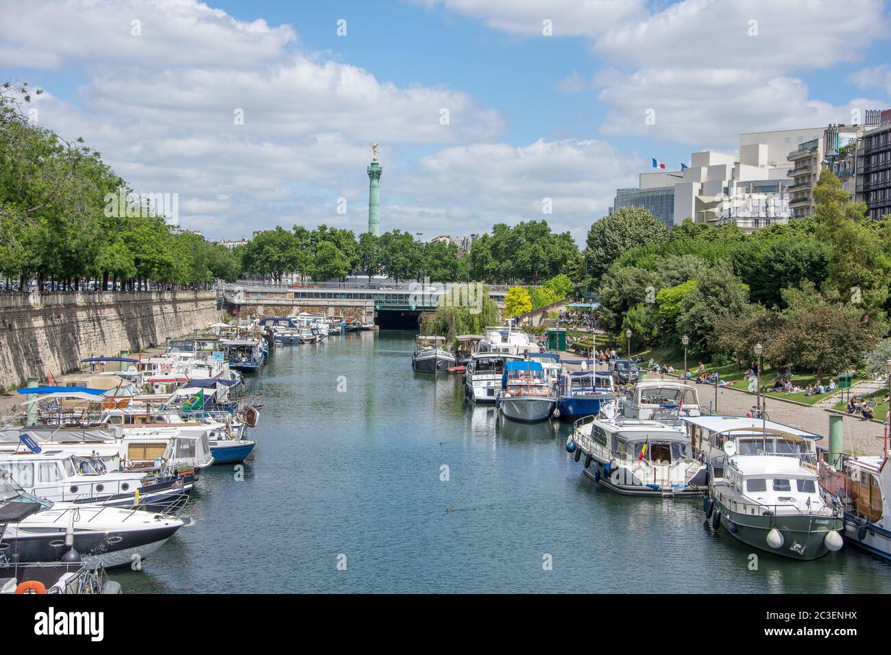 Scoperta di Parigi e le rive della Senna, Francia Foto Stock