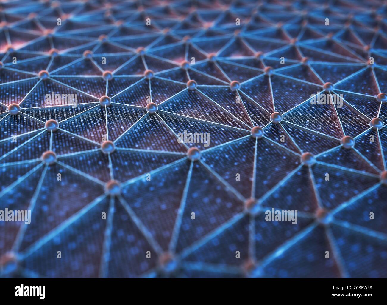 Rete, illustrazione concettuale. Foto Stock