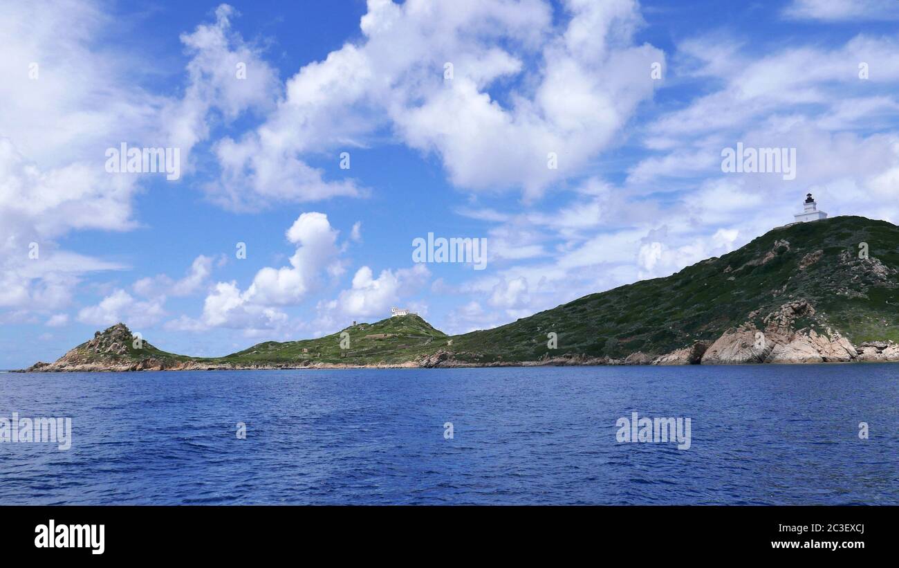 Vacanze nella Corsica del Sud. Foto Stock