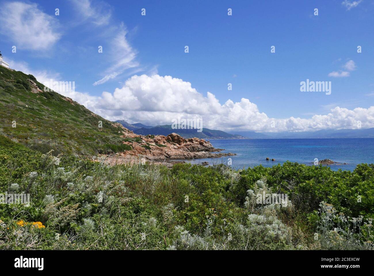 Vacanze nella Corsica del Sud. Foto Stock