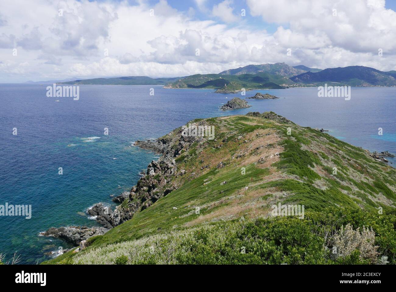 Vacanze nella Corsica del Sud. Foto Stock