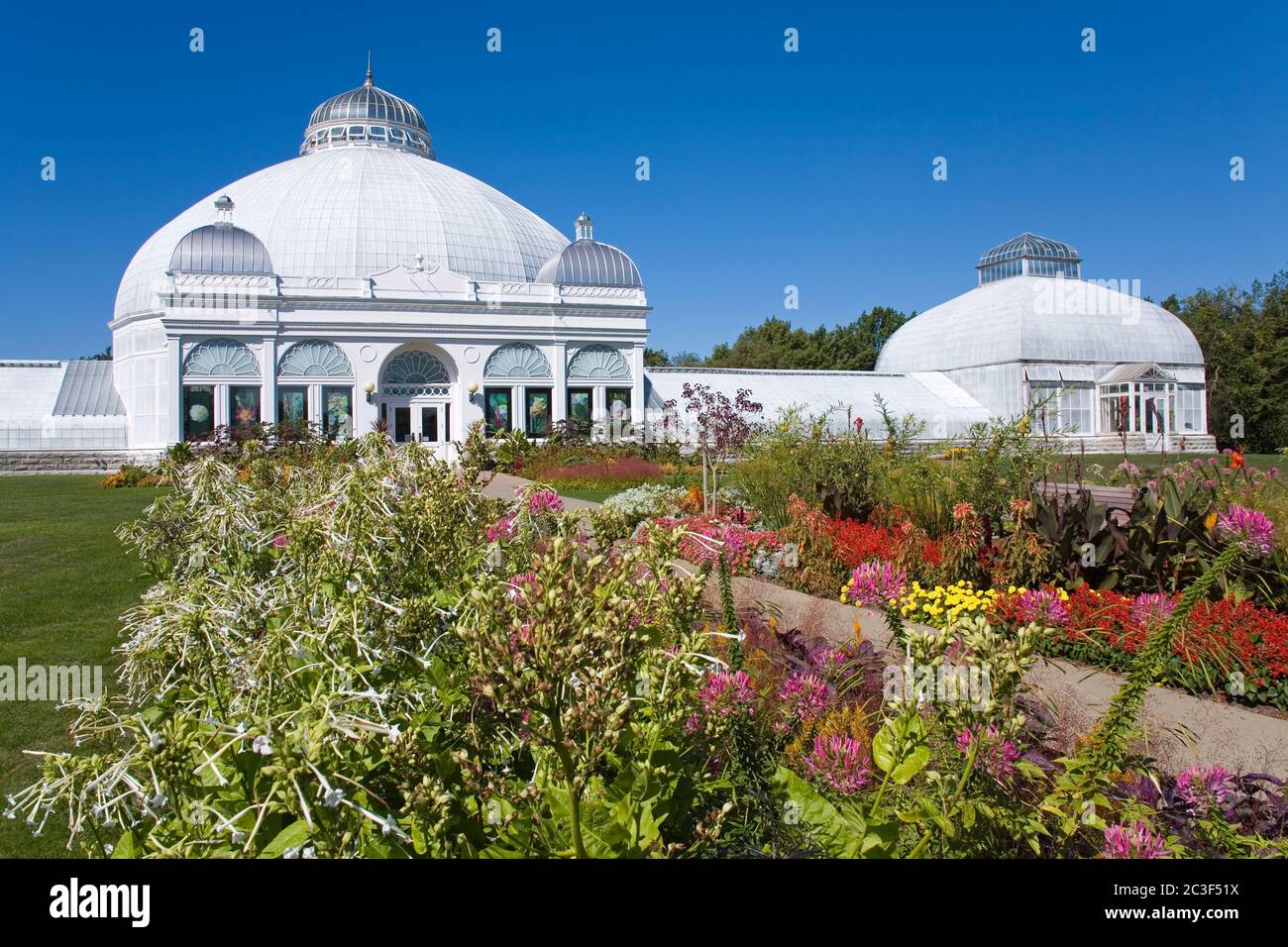 Giardini botanici, Buffalo, New York state, USA Foto Stock